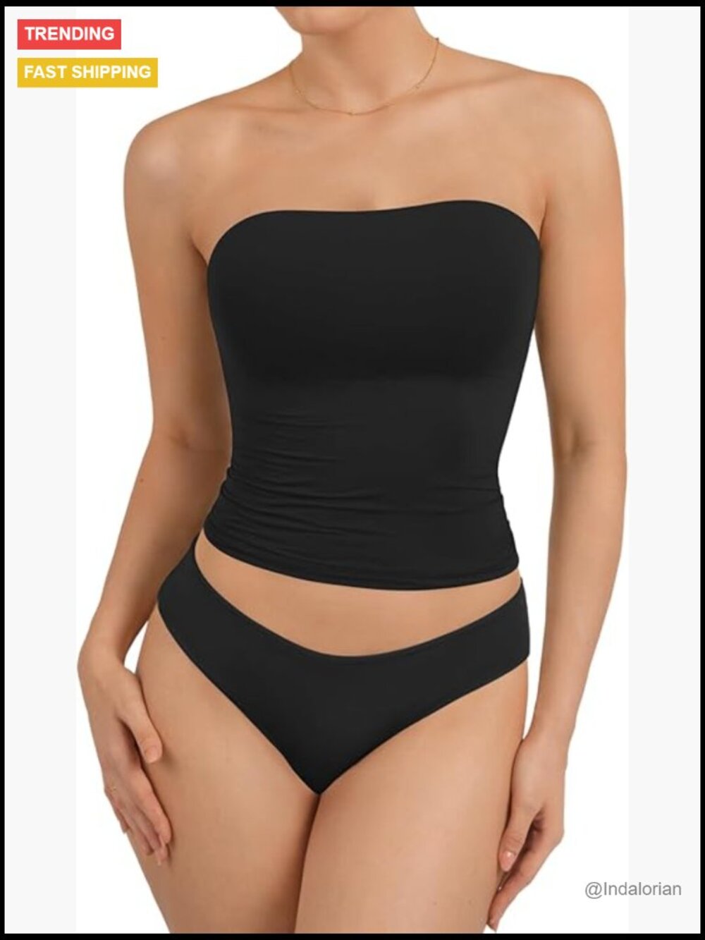 Y2K Going Out Double Lined Basic Tank Top Tube Top Summer Crop Top